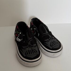 Vans Slip-On Star Wars Darth Vader US Toddler Size 4 May the Force Be With You